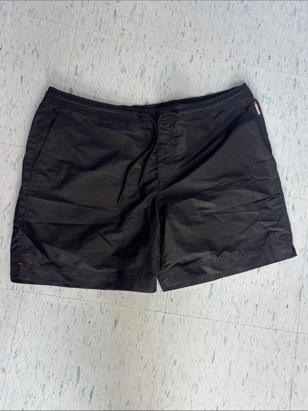 ORLEBAR BROWN BULLDOG STYLE Men's Black Swim Trunk - Classic Solid Swim Shorts